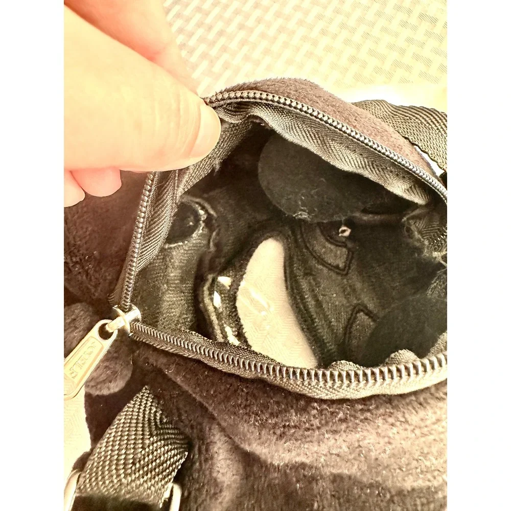 Jordi Nogues‎ Badtoro Black Plush Bull Mini Backpack Y2K Goth Emo Barcelona